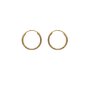 750° kullaga kaetud kõrvarõngad, 20 mm, toodetud Prantsusmaal цена и информация | Kõrvarõngad | kaup24.ee
