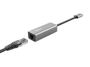 Adapter Trust Dalyx USB-C/RJ45, 10 cm цена и информация | Адаптеры и USB-hub | kaup24.ee