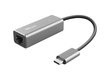 Adapter Trust Dalyx USB-C/RJ45, 10 cm hind ja info | USB jagajad, adapterid | kaup24.ee