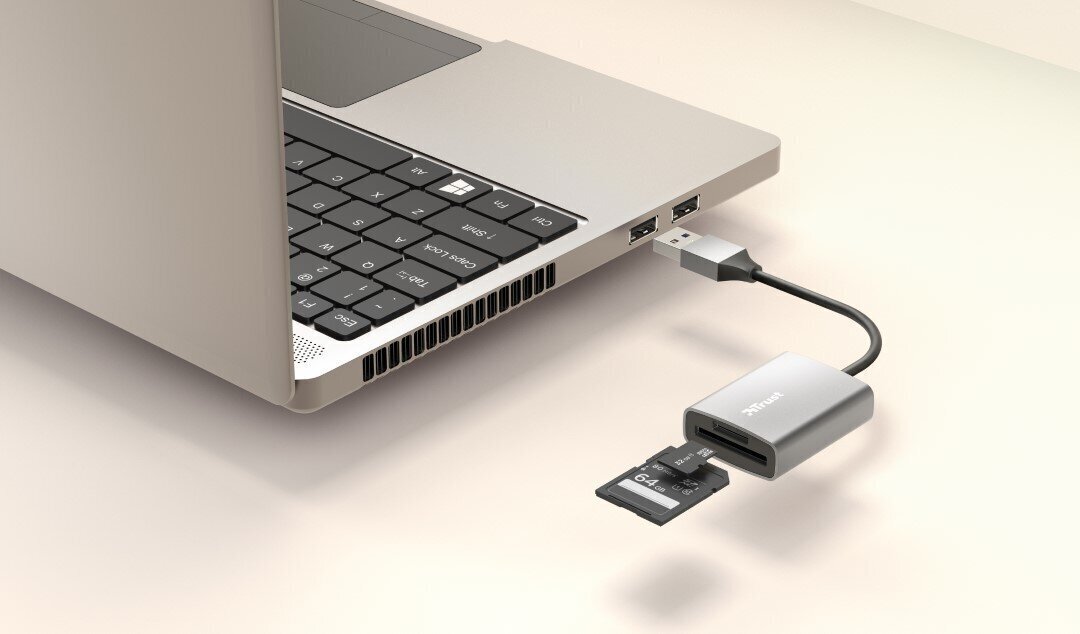 MEMORY READER FLASH USB3.2/24135 TRUST цена и информация | USB jagajad, adapterid | kaup24.ee