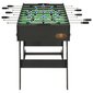 vidaXL kokkupandav lauajalgpalli laud 121 x 61 x 80 cm, must hind ja info | Lauajalgpall | kaup24.ee