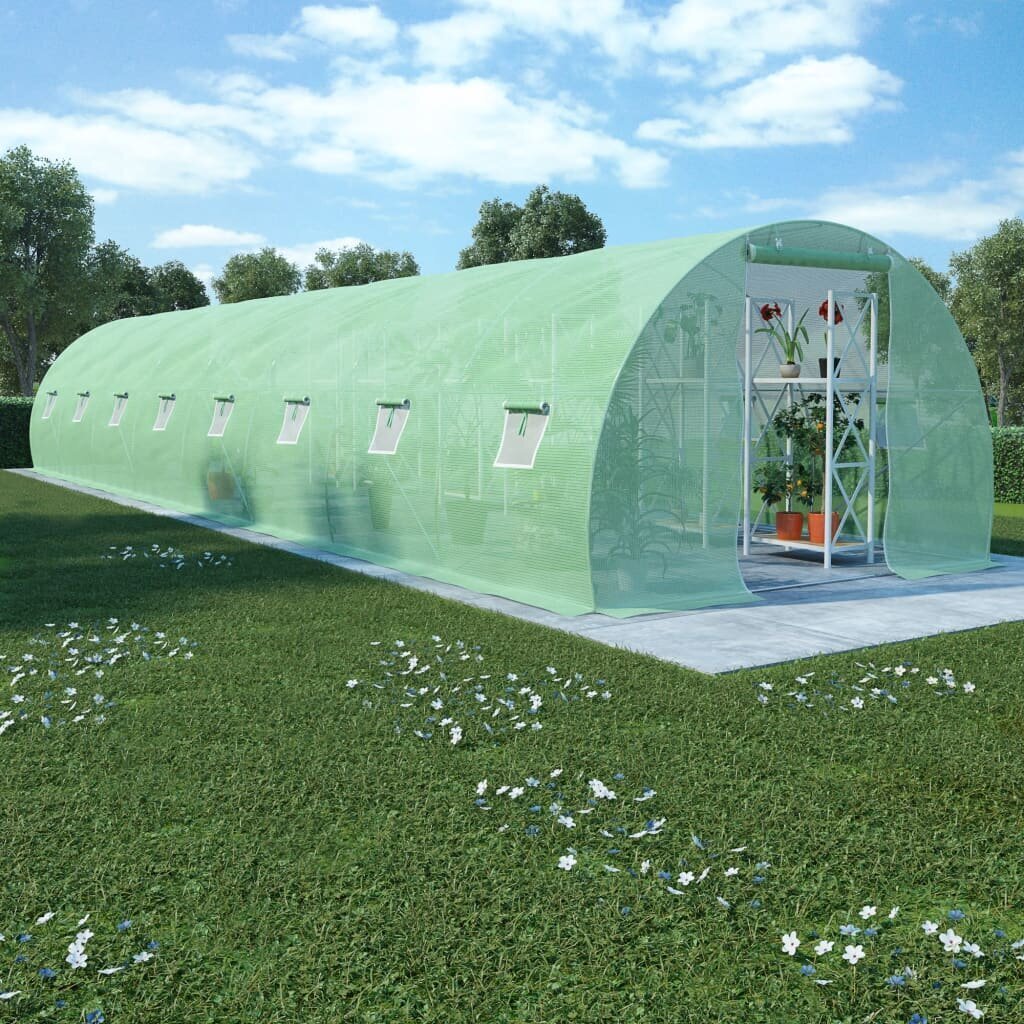 vidaXL kasvuhoone 36 m² 1200 x 300 x 200 cm hind ja info | Kasvuhooned | kaup24.ee