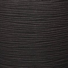 Capi taimekast "Nature Rib" kandiline 30 x 30 cm, must цена и информация | Вазоны | kaup24.ee
