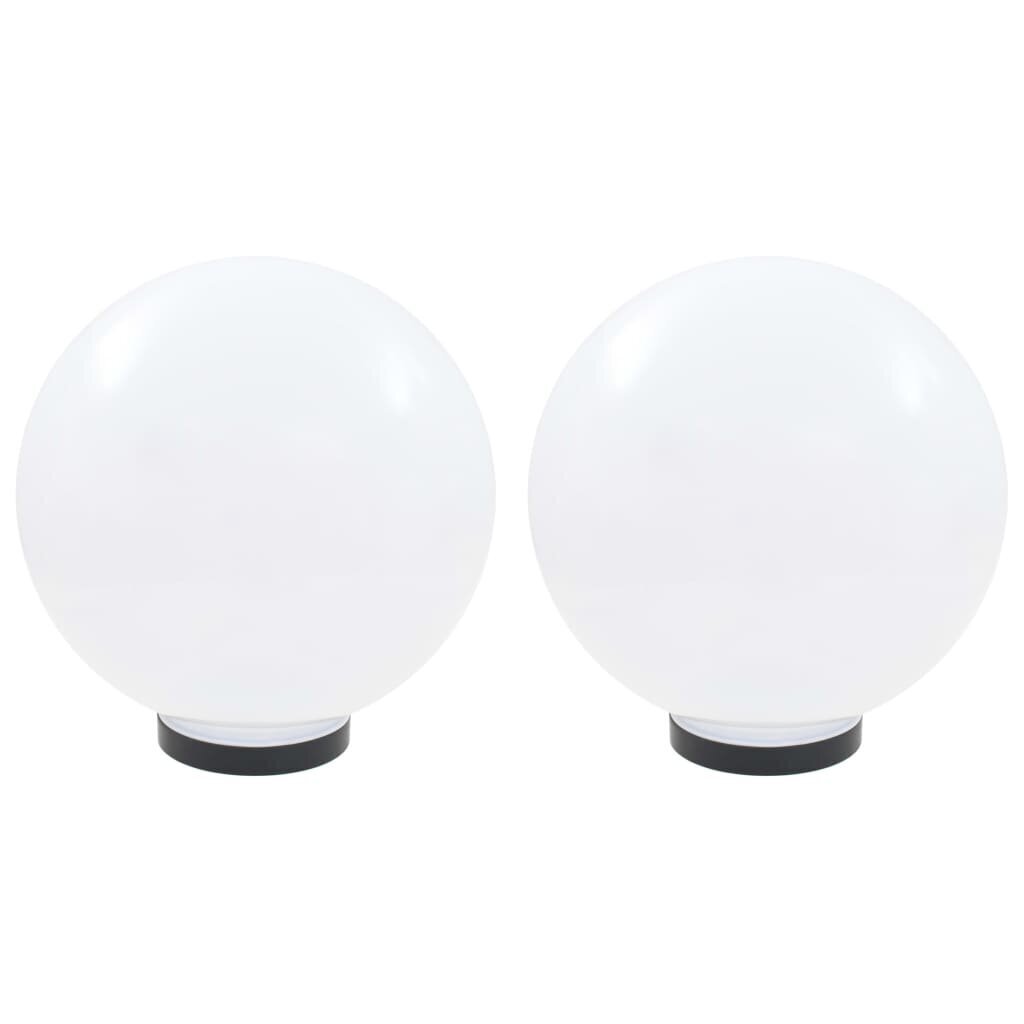 vidaXL LED-lambid, 2 tk, kera, 30 cm, PMMA hind ja info | Aia- ja õuevalgustid | kaup24.ee