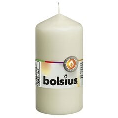 Bolsius sammasküünlad 10 tk 120 x 58 mm elevandiluu цена и информация | Подсвечники, свечи | kaup24.ee