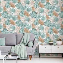 DUTCH WALLCOVERINGS tapeet, monstera lehed, roheline цена и информация | Обои | kaup24.ee