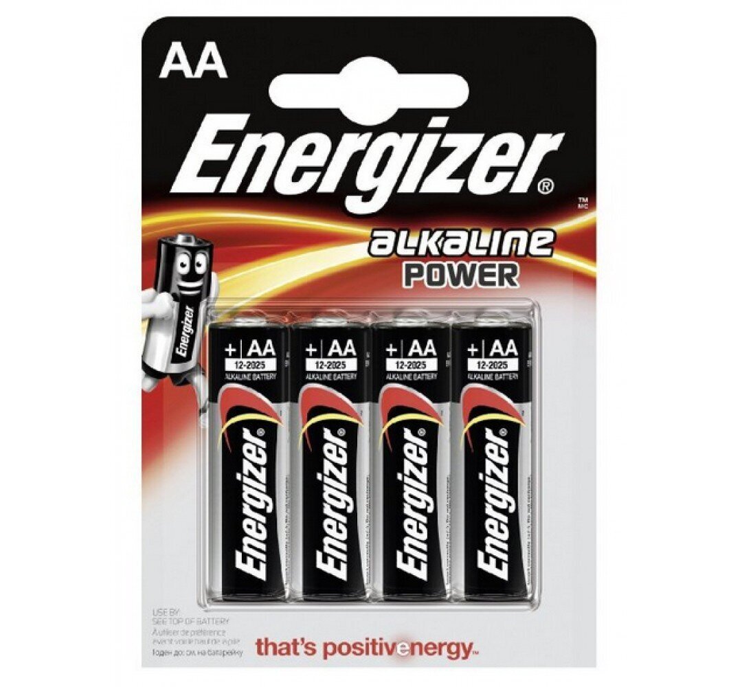 Patareid Energizer Alkaline Power, AA (LR6), 4 tk. hind ja info | Patareid | kaup24.ee