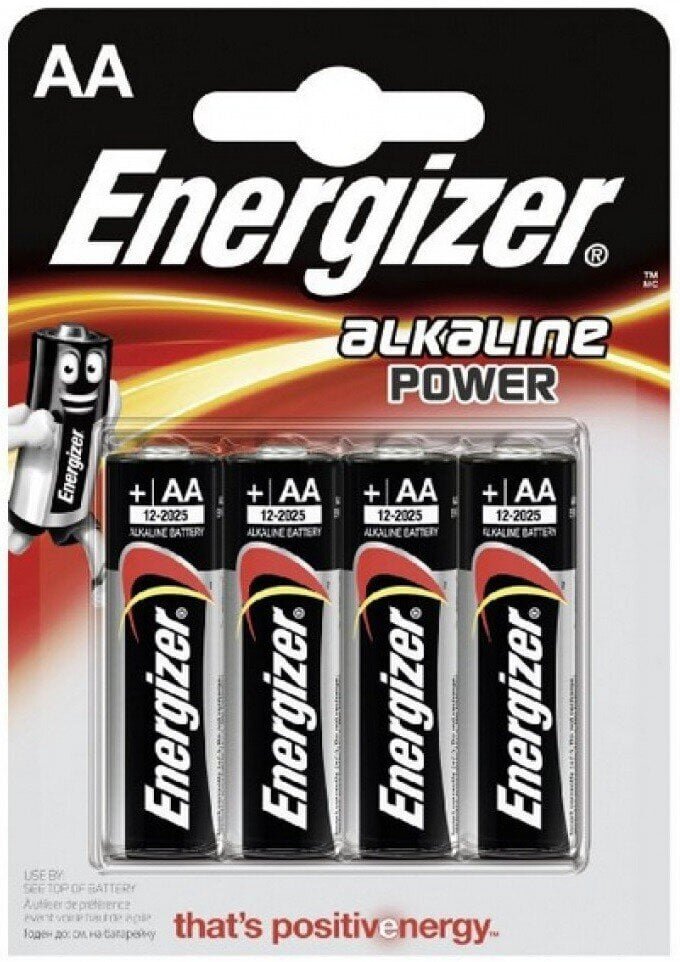 Patareid Energizer Alkaline Power, AA (LR6), 4 tk. цена и информация | Patareid | kaup24.ee