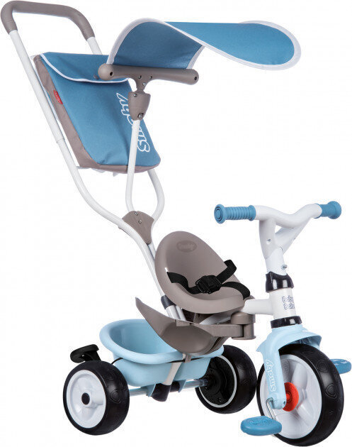 Lükatav kolmerattaline Smoby Baby Balade Plus, sinine hind ja info | Kolmerattalised jalgrattad | kaup24.ee