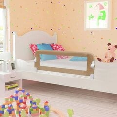 vidaXL voodipiire väikelapse voodile pruunikashall 102x42 cm polüester hind ja info | Laste ohutustarvikud | kaup24.ee