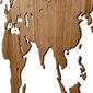 MiMi Innovations puidust maailmakaart Exclusive pähkel 130 x 78 cm hind ja info | Seinapildid | kaup24.ee