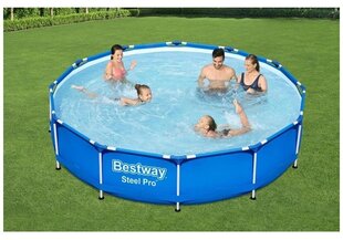 Karkassbassein Bestway Steel Pro filtriga, 366x76 cm hind ja info | Basseinid | kaup24.ee