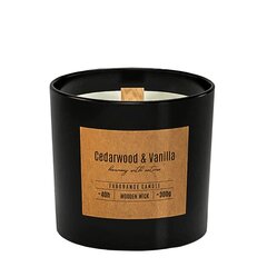 Lõhnaküünal Cedarwood & Vanilla 300 g hind ja info | Küünlad, küünlajalad | kaup24.ee