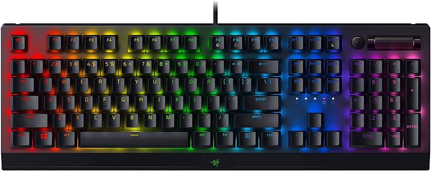 Razer BlackWidow V3, Yellow Switch, US hind ja info | Klaviatuurid | kaup24.ee