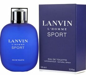 Meeste parfüüm Lanvin L'homme Sport Lanvin EDT (100 ml): Maht - 100 ml hind ja info | Meeste parfüümid | kaup24.ee