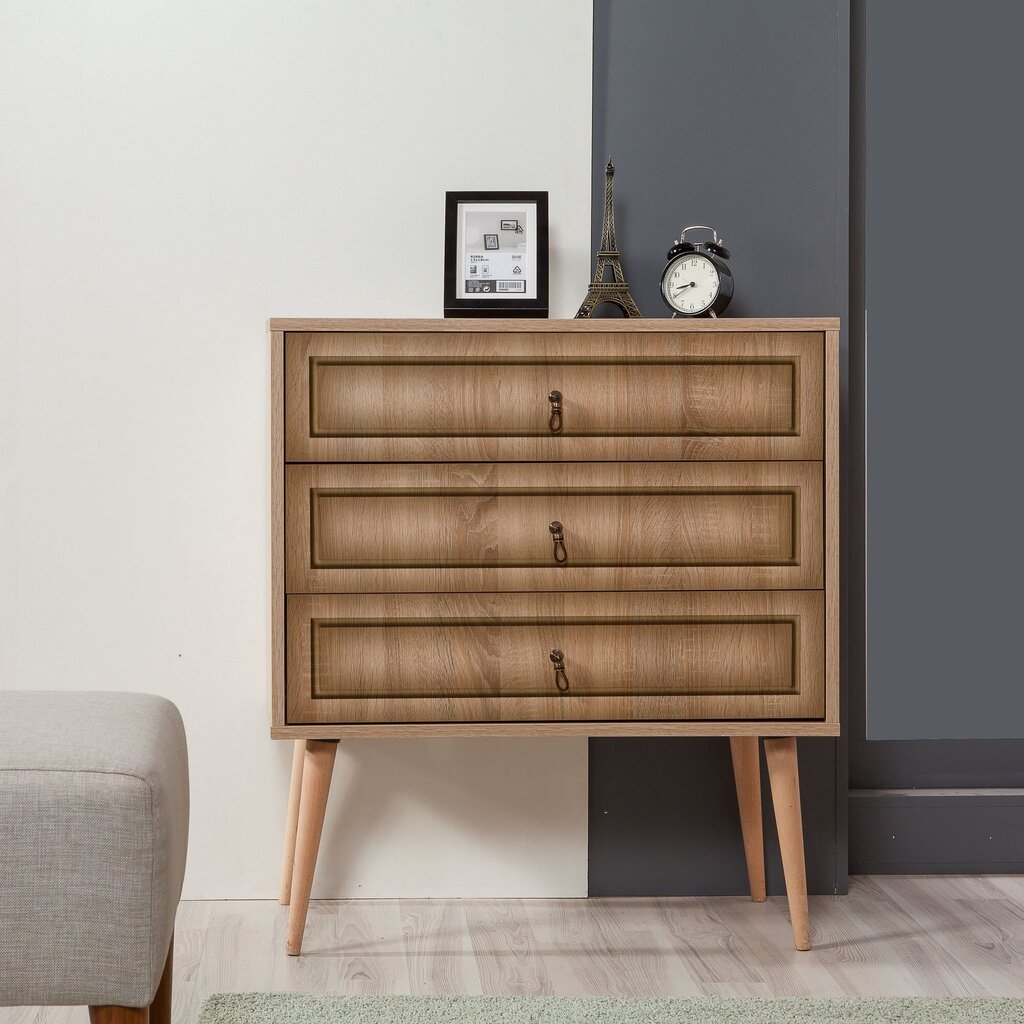 Kummut Kalune Design Dresser 3404, tamme värvi цена и информация | Kummutid | kaup24.ee