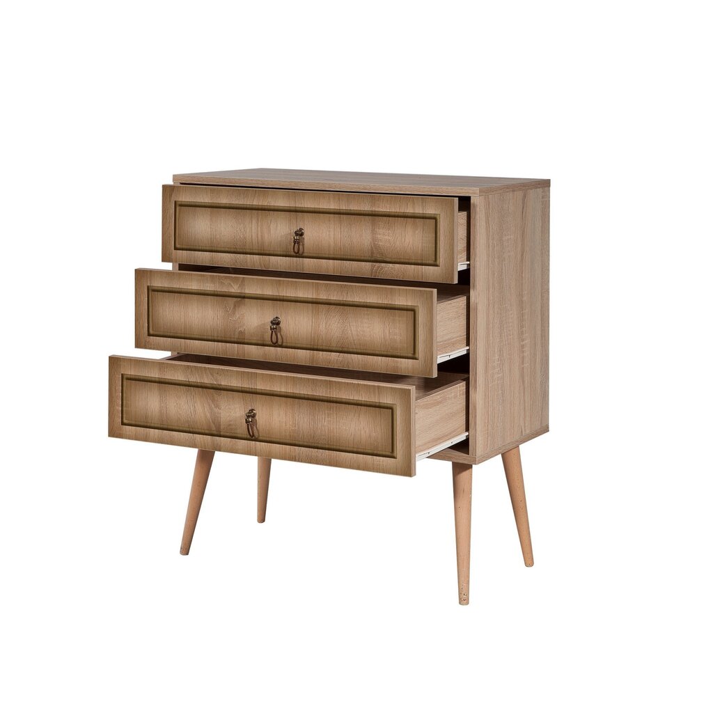 Kummut Kalune Design Dresser 3404, tamme värvi цена и информация | Kummutid | kaup24.ee