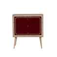 Kummut Kalune Design Dresser 3437, tamme värv/punane