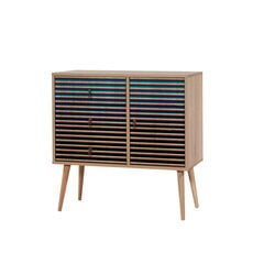 Kummut Kalune Design Dresser 3446, tamme värv/sinine цена и информация | Комоды | kaup24.ee