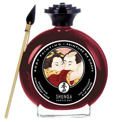 Kehavärv Shunga Strawberry, 100 ml hind ja info | Erootilised kingitused ja suveniirid | kaup24.ee