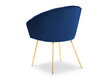 Tool Milo Casa Elisa, sinine/kuldne värv hind ja info | Söögilaua toolid, köögitoolid | kaup24.ee