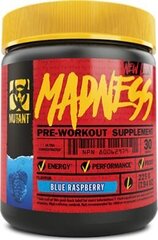 Пищевая добавка Mutant Madness (30 serv) Blue Raspberry цена и информация | Витамины, пищевые добавки, препараты для хорошего самочувствия | kaup24.ee