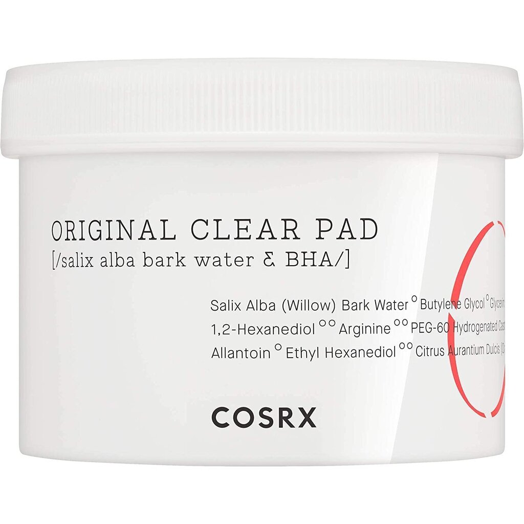 Toonikuga rikastatud padjad näole CosRx One Step Original Clear Pad, 70 tk цена и информация | Näopuhastusvahendid | kaup24.ee