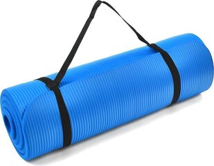 Võimlemismatt Profit Fitness Pro NBR, 180x60x1,5 cm, sinine hind ja info | Joogamatid | kaup24.ee