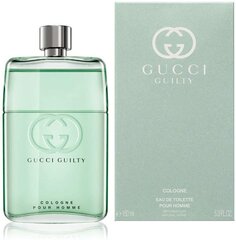 Туалетная вода Gucci Guilty Cologne Pour Homme EDT для мужчин 150 мл цена и информация | Мужские духи | kaup24.ee