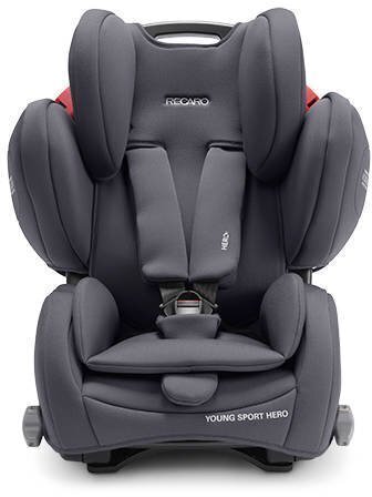 Turvatool Recaro Young Sport HERO, 9-36 kg, Simply Grey цена и информация | Turvatoolid | kaup24.ee