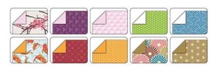 Värviline origamipaber 15x15 cm, 50 lehte hind ja info | Vihikud, märkmikud ja paberikaubad | kaup24.ee