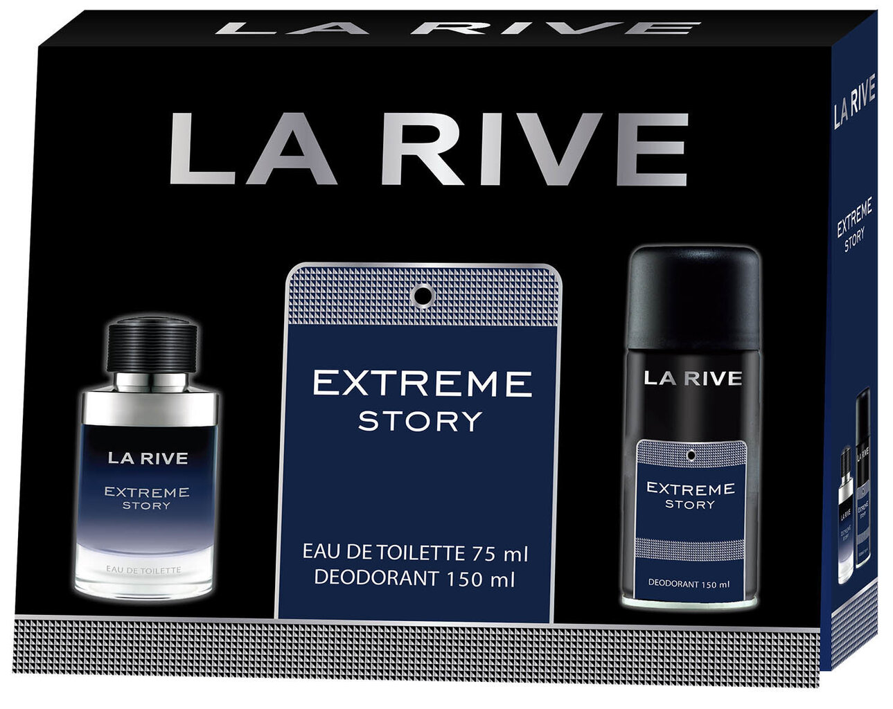 Komplekt La Rive Extreme Story: EDT meestele 75 ml + deodorant 150 ml цена и информация | Meeste parfüümid | kaup24.ee