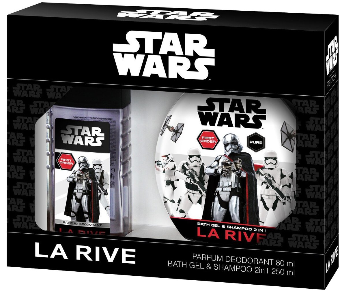 Komplekt La Rive Star Wars First Order: EDT poistele 50 ml + dušigeel-šampoon 250 ml цена и информация | Laste parfüümid | kaup24.ee