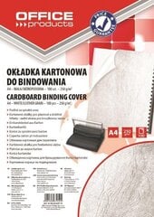 Offp A4 köitekaaned, 100 tk., valged цена и информация | Канцелярские товары | kaup24.ee