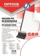 PVC köitekaaned, 0,2 mm, läbipaistvad hind ja info | Kirjatarbed | kaup24.ee