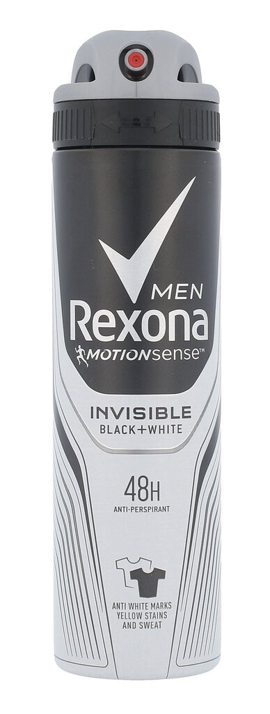 Meeste spreideodorant Rexona Black & White 150 ml hind ja info | Deodorandid | kaup24.ee
