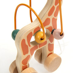 Толкаемая деревянная игрушка Жираф Smiki, Zookabee цена и информация | Игрушки для малышей | kaup24.ee