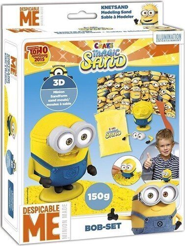 Kineetiline liiv Minions, 150 g цена и информация | Kunstitarbed, voolimise tarvikud | kaup24.ee