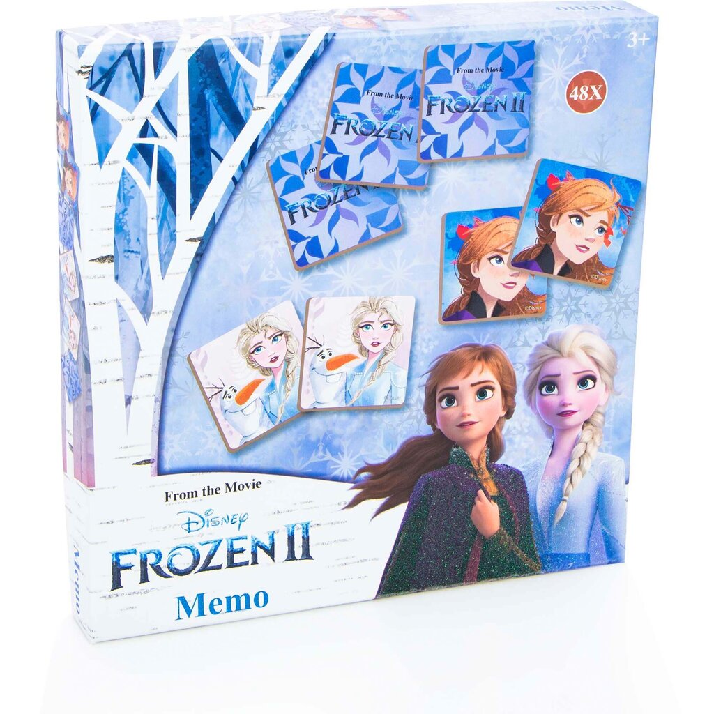 Mälumäng Disney Frozen 2, 48 kaarti hind ja info | Lauamängud ja mõistatused | kaup24.ee
