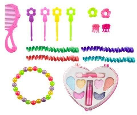 Pea kujundamiseks meigikammimise komplekt koos tarvikutega hind ja info | Tüdrukute mänguasjad | kaup24.ee