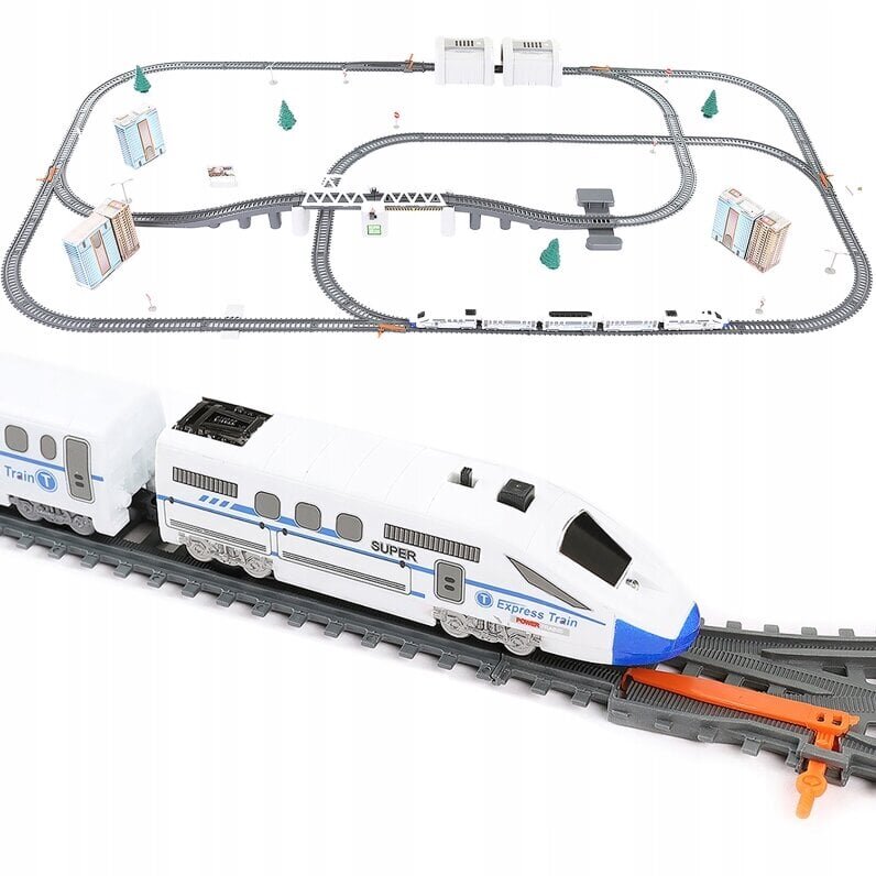 Suur elektrirong Suur rööbastee 9m rongivedur цена и информация | Poiste mänguasjad | kaup24.ee