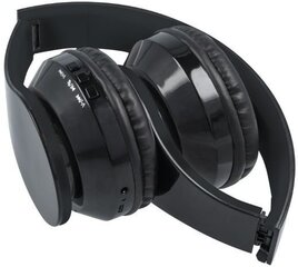 Juhtmevabad kõrvapealsed klapid Forever, BHS-100, must hind ja info | Kõrvaklapid | kaup24.ee