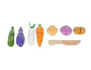 Деревянные липкие овощи с ящиком цена и информация | Развивающие игрушки и игры | kaup24.ee