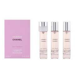 Chanel Chance Eau Tendre EDT naistele 3 x 20 ml цена и информация | Женские духи | kaup24.ee