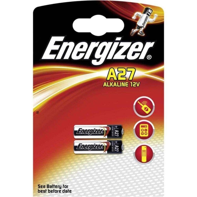 Energizer patarei A27 2tk цена и информация | Patareid | kaup24.ee