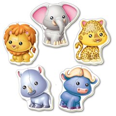 Pusle (puzzle) Baby wild animals, 5 tk. hind ja info | Pusled | kaup24.ee