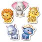 Pusle (puzzle) Baby wild animals, 5 tk. цена и информация | Pusled | kaup24.ee