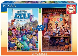 Pusle Disney pixar, 2 tk x 100 detaili цена и информация | Пазлы | kaup24.ee