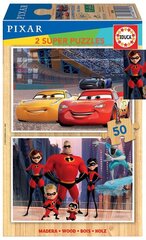 Пазлы Disney pixar, 2 шт. x 25 деталей цена и информация | Пазлы | kaup24.ee