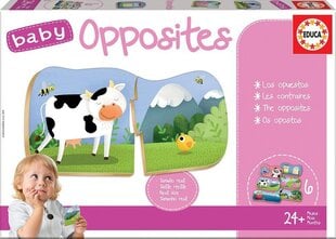 Pusle Baby oposites, 4 tk. x 6 detaili цена и информация | Пазлы | kaup24.ee